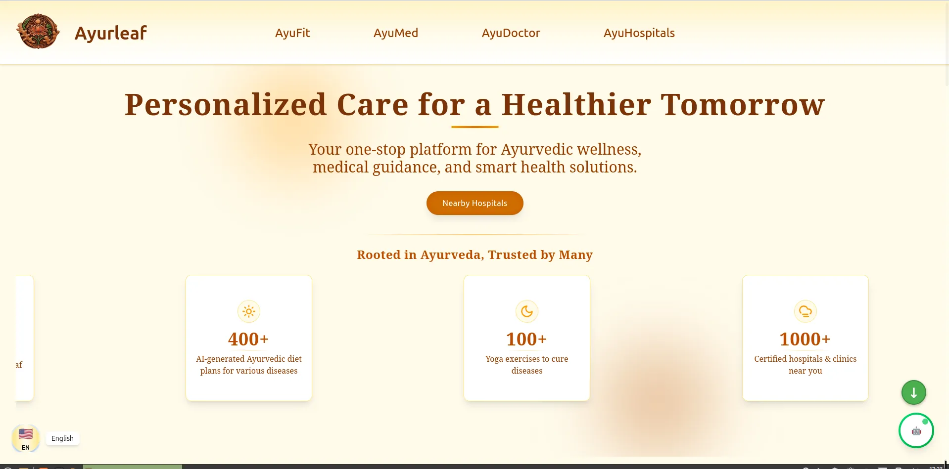 Ayurleaf — AI-Powered Healthcare Platform (GSSoC 2025)